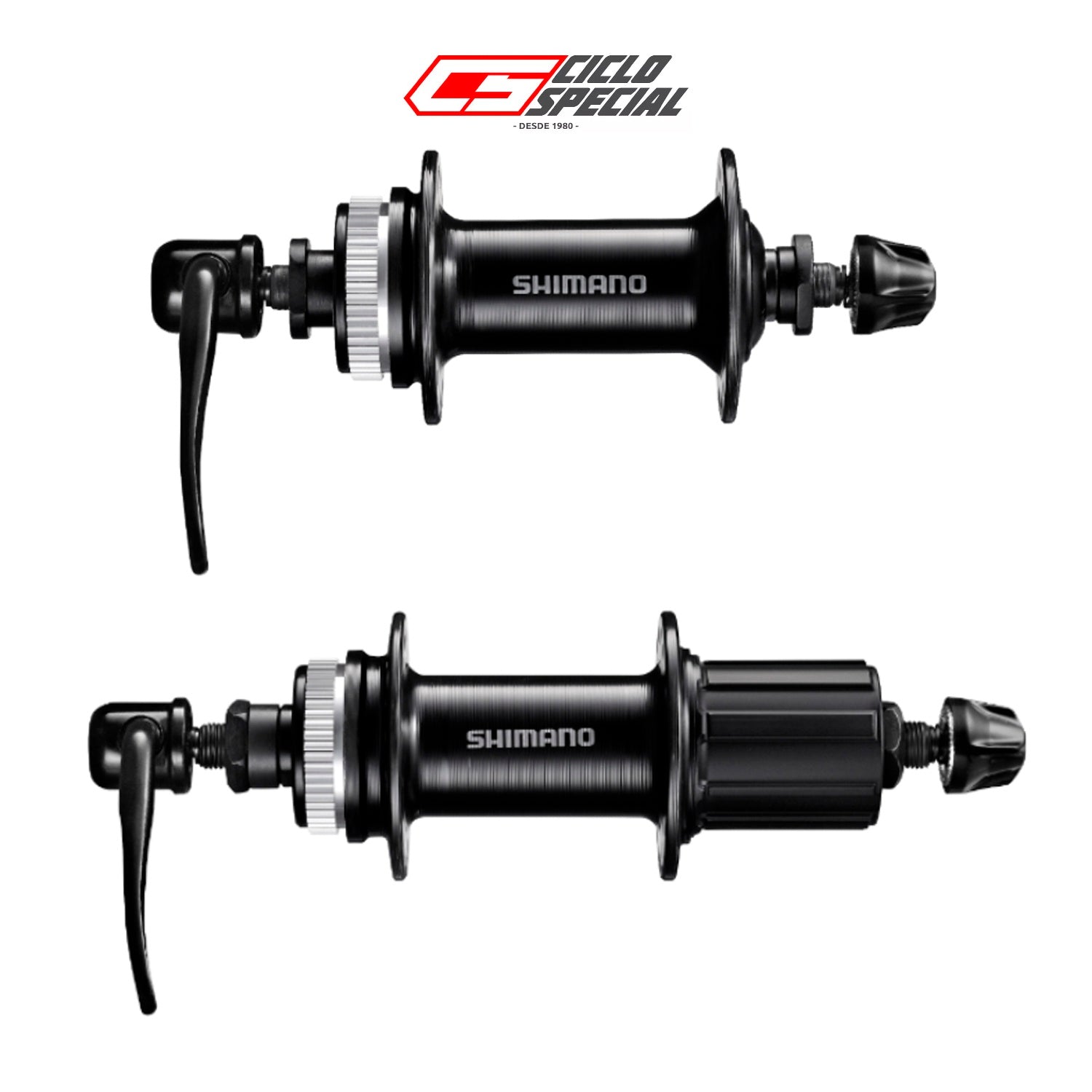 Juengo De Manzanas Shimano Hb/Fh Tx505 9Vel 36H Center Lock Ciclismo Mtb