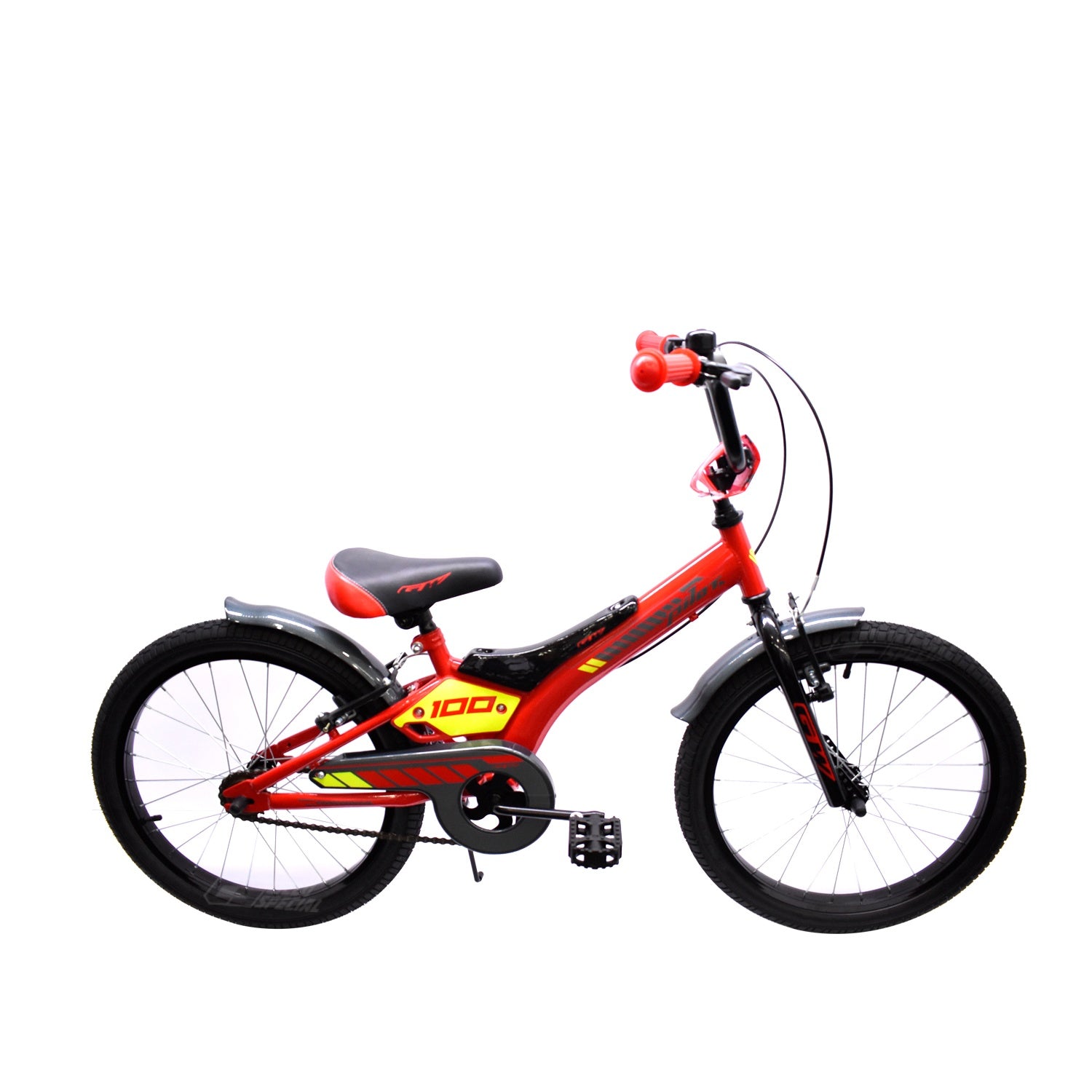 Bicicleta Infantil Gw Pilot Rin 20 Acero Niños 7 a 12 años Rojo