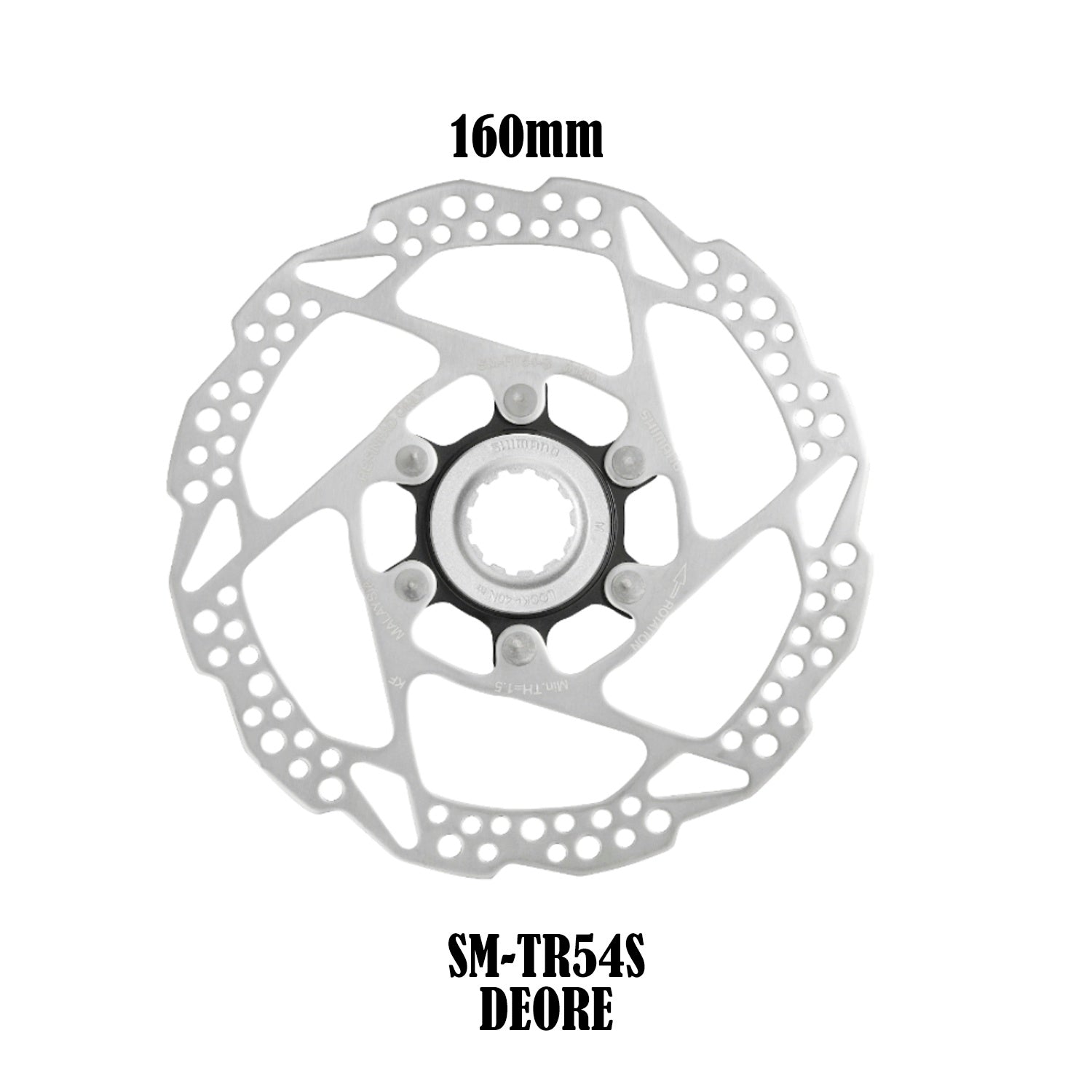 Rotor Shimano Deore Sm-Tr54s 160mm Center lock Ciclismo Bicicleta Mtb