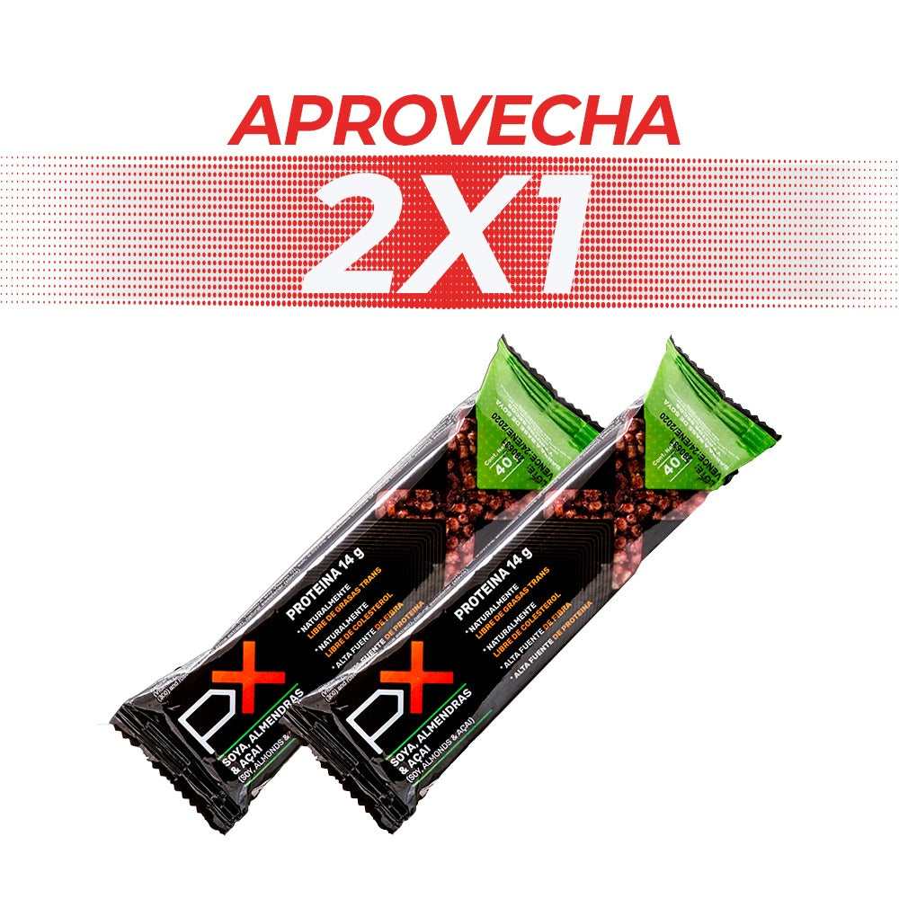 PX BARRAS (UNIDAD) SOYA, ALMENDRAS & AçAI 2x1
