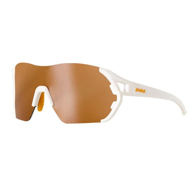 Gafas de Ciclismo Eassun Veleta Matt White Frame/BROWN LENS
