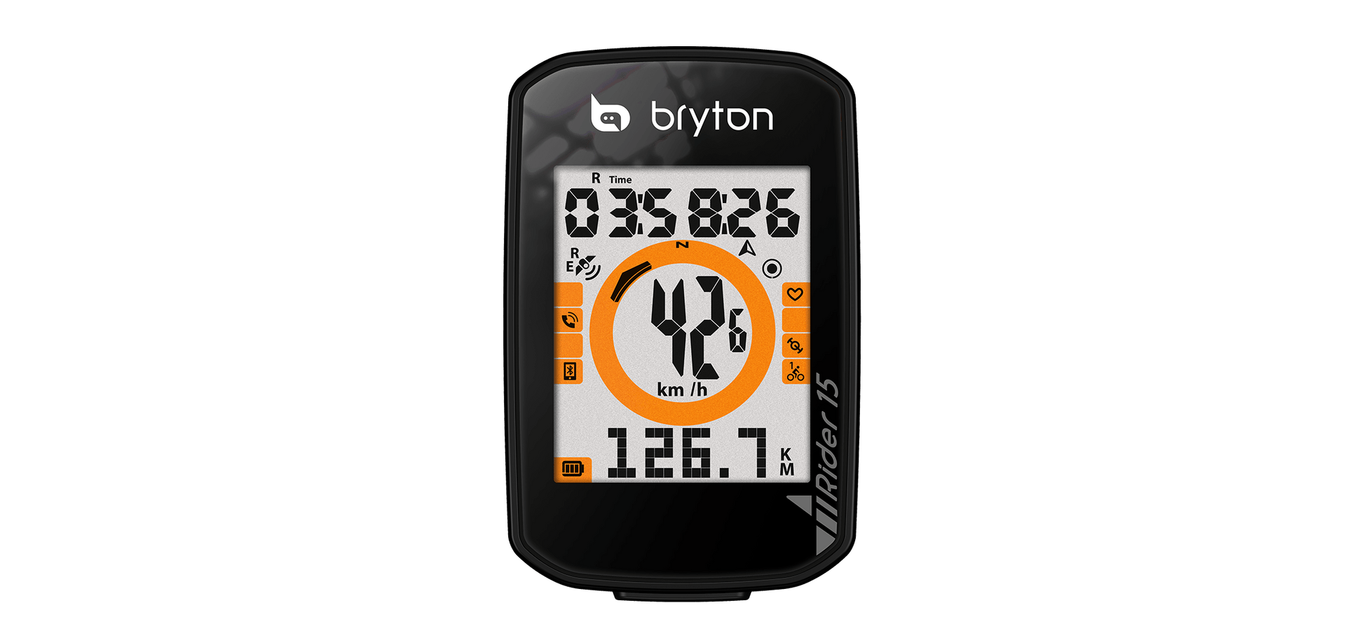 Computador Ciclismo Bryton rider 15+Soporte Compatible Garmin
