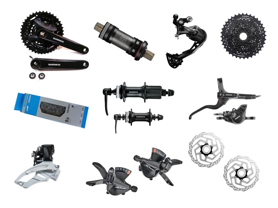 Grupo Shimano Altus Hidráulico 9vel Triplato 40/30/22 Mtb Economico