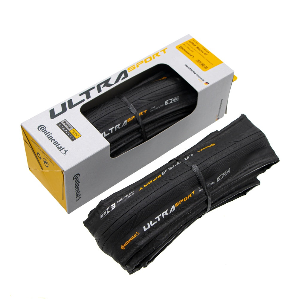 Llanta Continental 700x25c Ultrasport 3 Bicicleta Ruta Coraza Plegable