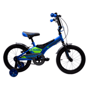 Bicicleta Gw Pilot Rin 16 4 a 7 años Azul Brillante Verde Claro