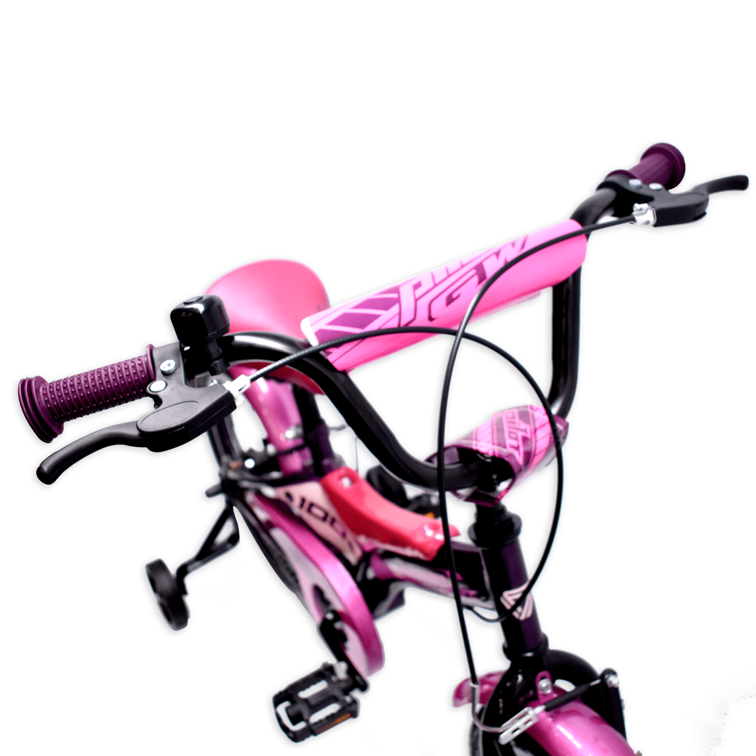 Bicicleta Gw Pilot Rin 16 Niñas 4 a 7 Años Morado Oscuro Rosado