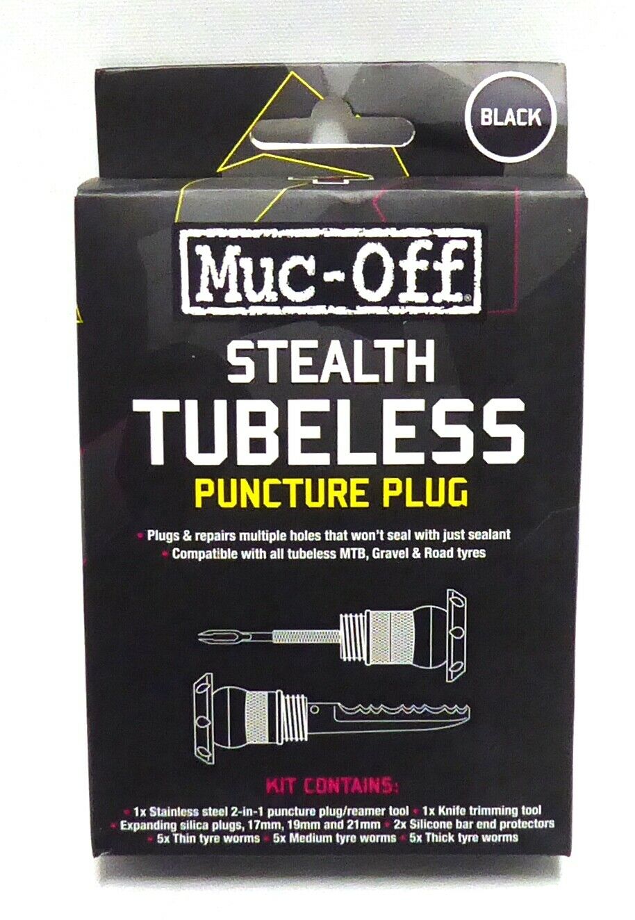Kit de Reparación Llanta Stealth Tubeless Puncture Plug Muc Off Mtb