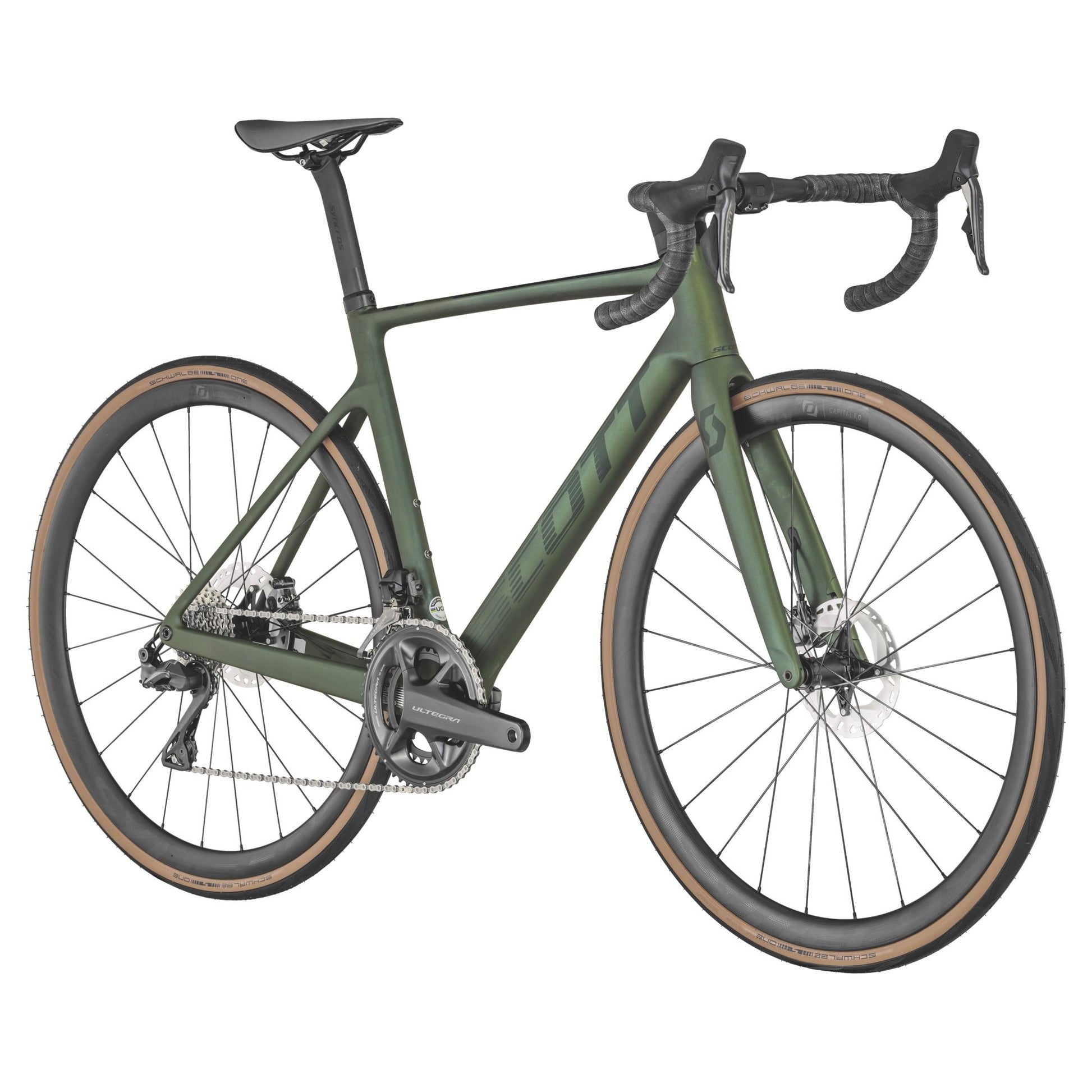 BICICLETA RUTA ADDICT RC 15/2022 CARBON 12 VEL VERDE KOMODO T: S-52