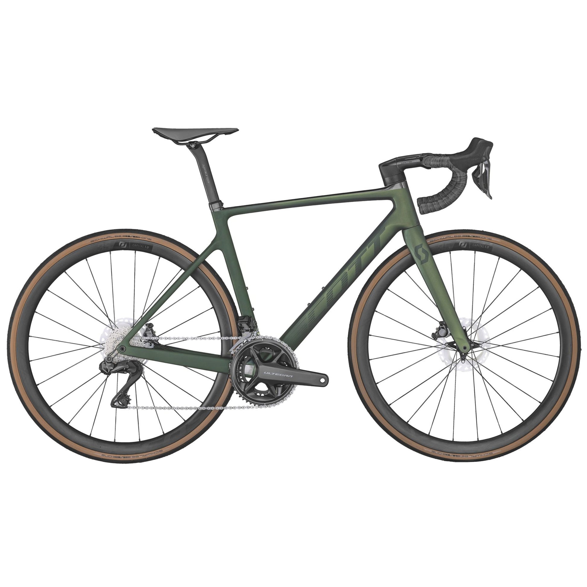 BICICLETA RUTA ADDICT RC 15/2022 CARBON 12 VEL VERDE KOMODO T: S-52