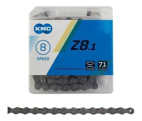 Cadena Kmc 8 Velocidades Acero Mtb Ruta Cadena 116l Oferta