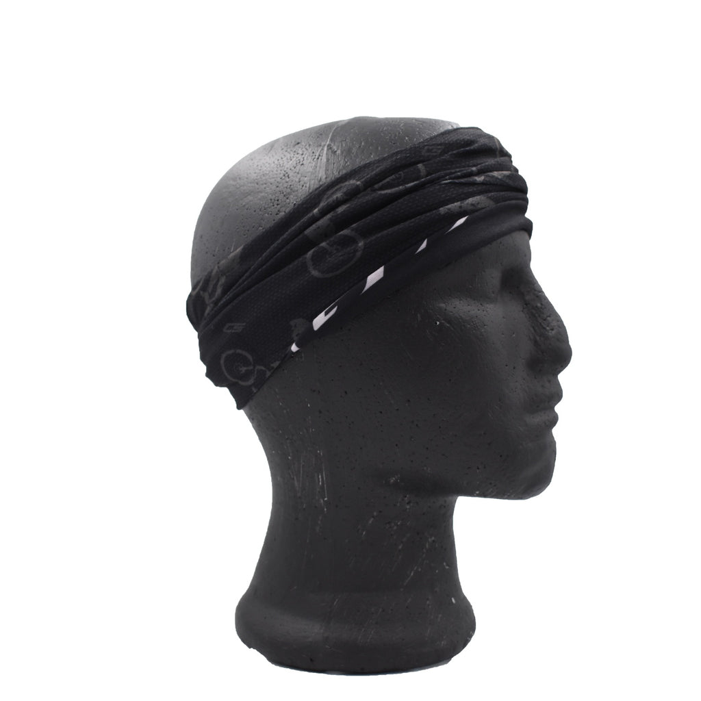 Cuello Protector Facial Multifuncional Buff Gw Color Negro Bicicletas GW