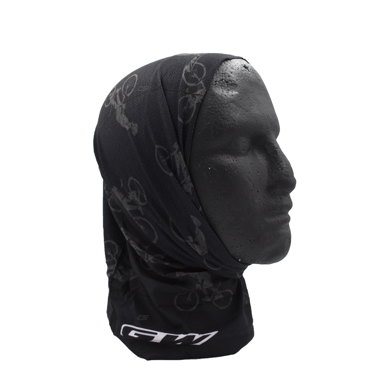 Cuello Protector Facial Multifuncional Buff Gw Color Negro Bicicletas GW