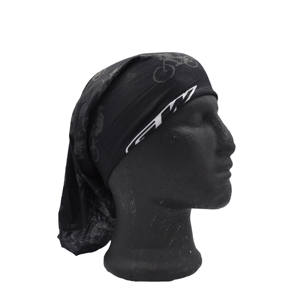 Cuello Protector Facial Multifuncional Buff Gw Color Negro Bicicletas GW