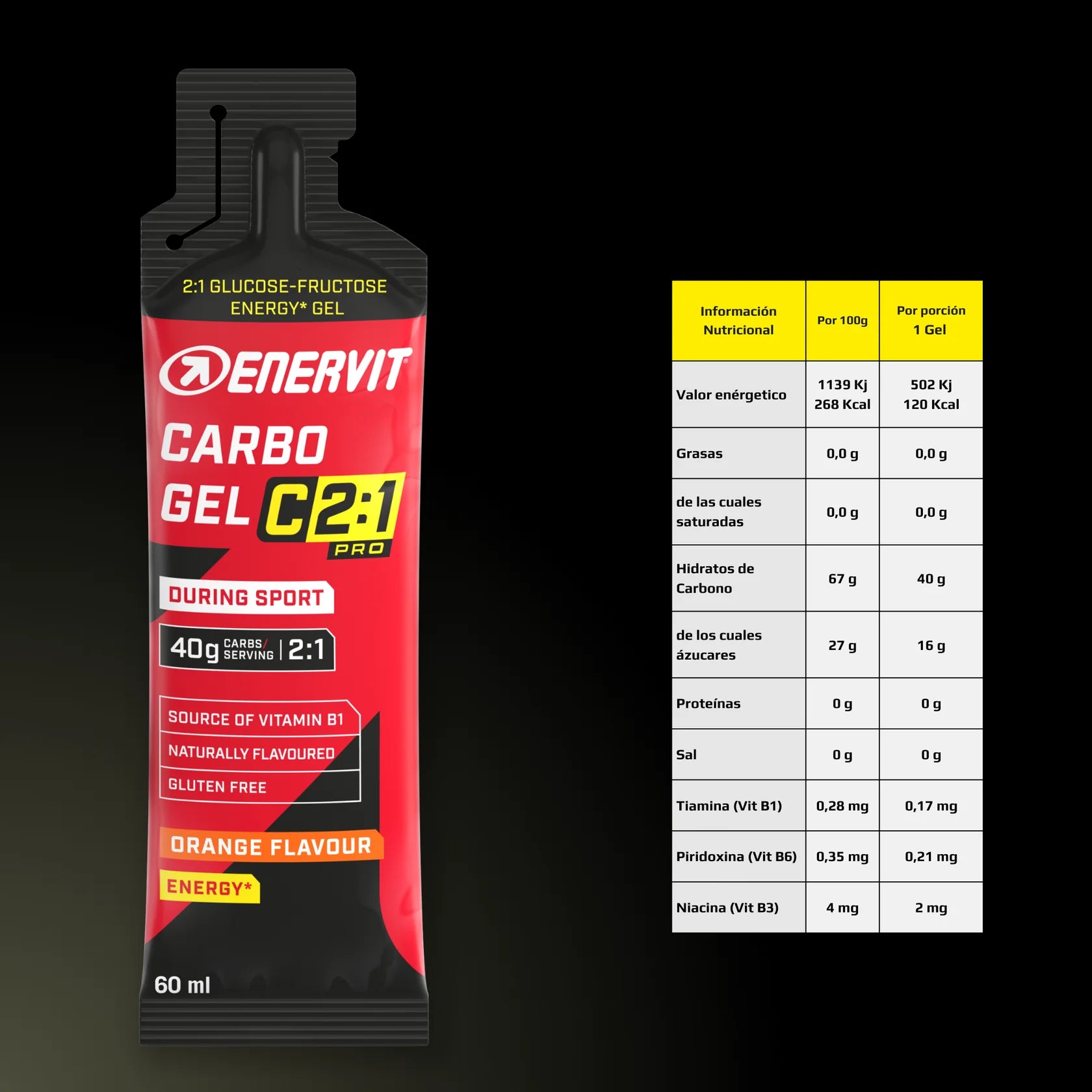 Carbo gel C2:1 PRO (Naranja)