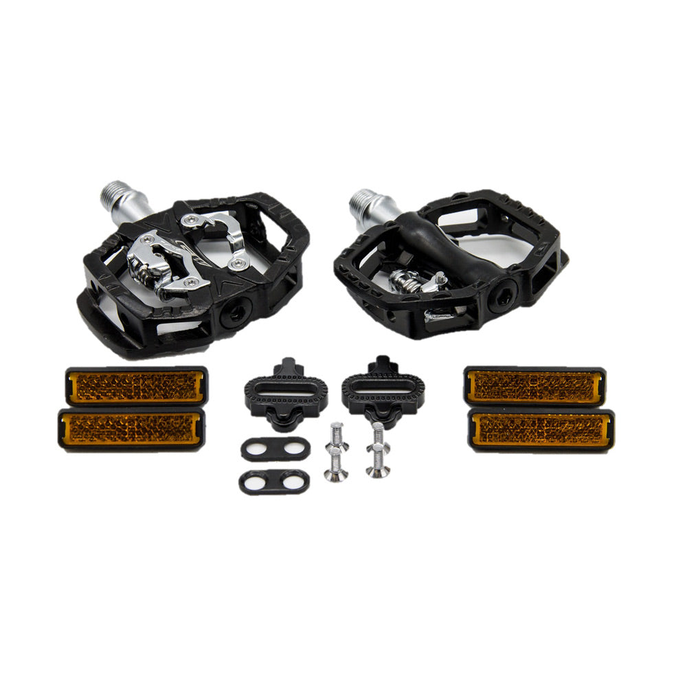 Pedales Para Bicicleta de Montaña Gw Mtb Zp 109s Doble Proposito Chocles Calas