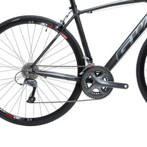 Bicicleta Ciclismo De Ruta Gw Veleta Negro Gris Rin 700