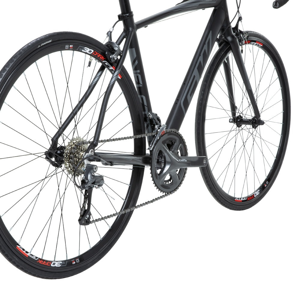 Bicicleta Ciclismo De Ruta Gw Veleta Negro Gris Rin 700