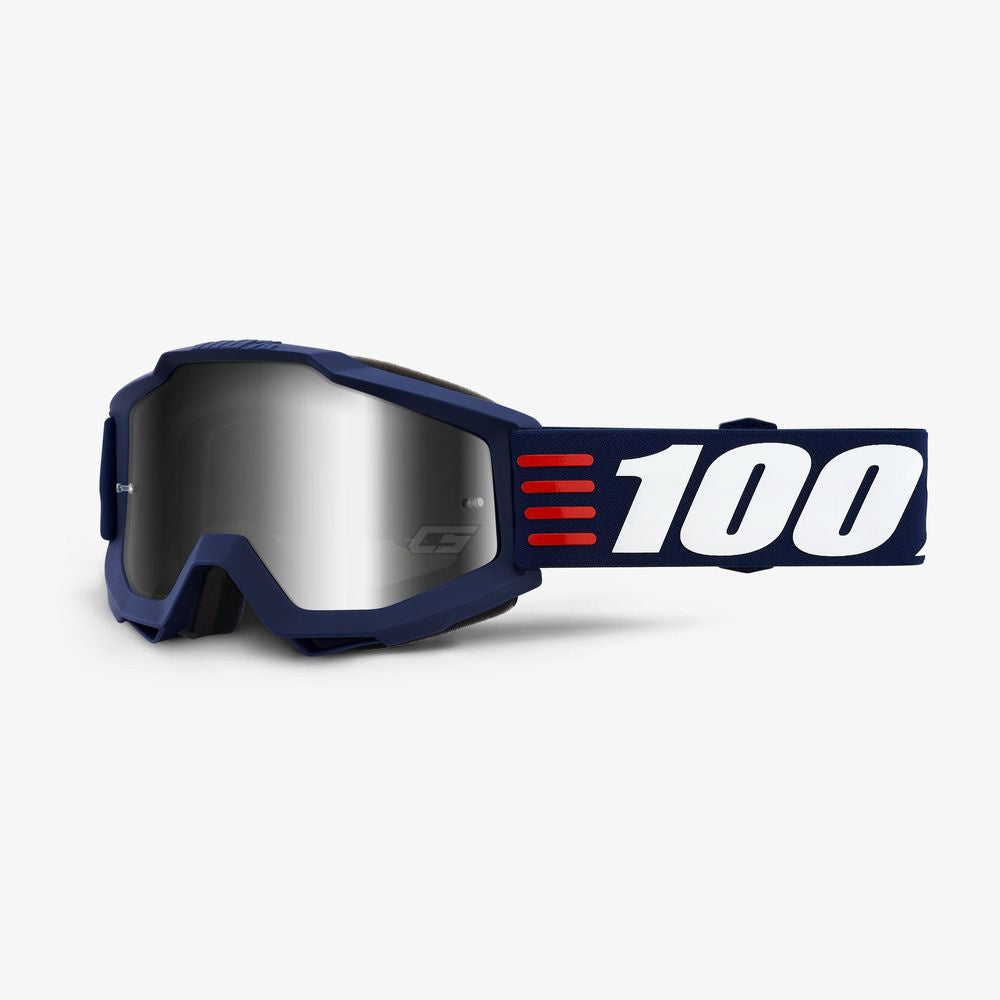 Gafas Goggle 100% Accuri Art Deco Sil Esp Downhill Ciclismo