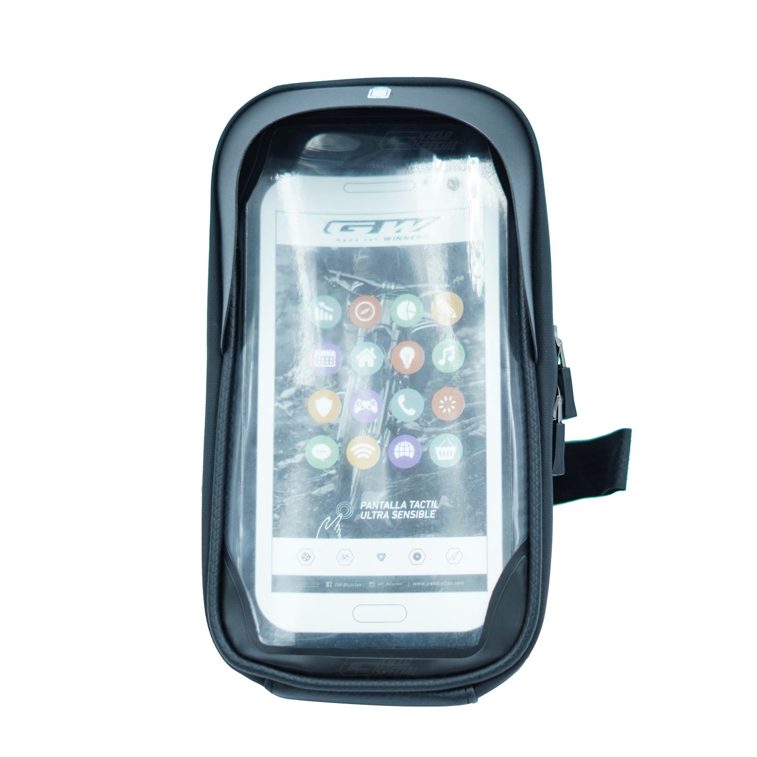 Bolso Portacelular Gw Para Manubrio Bicicleta Mtb Ruta