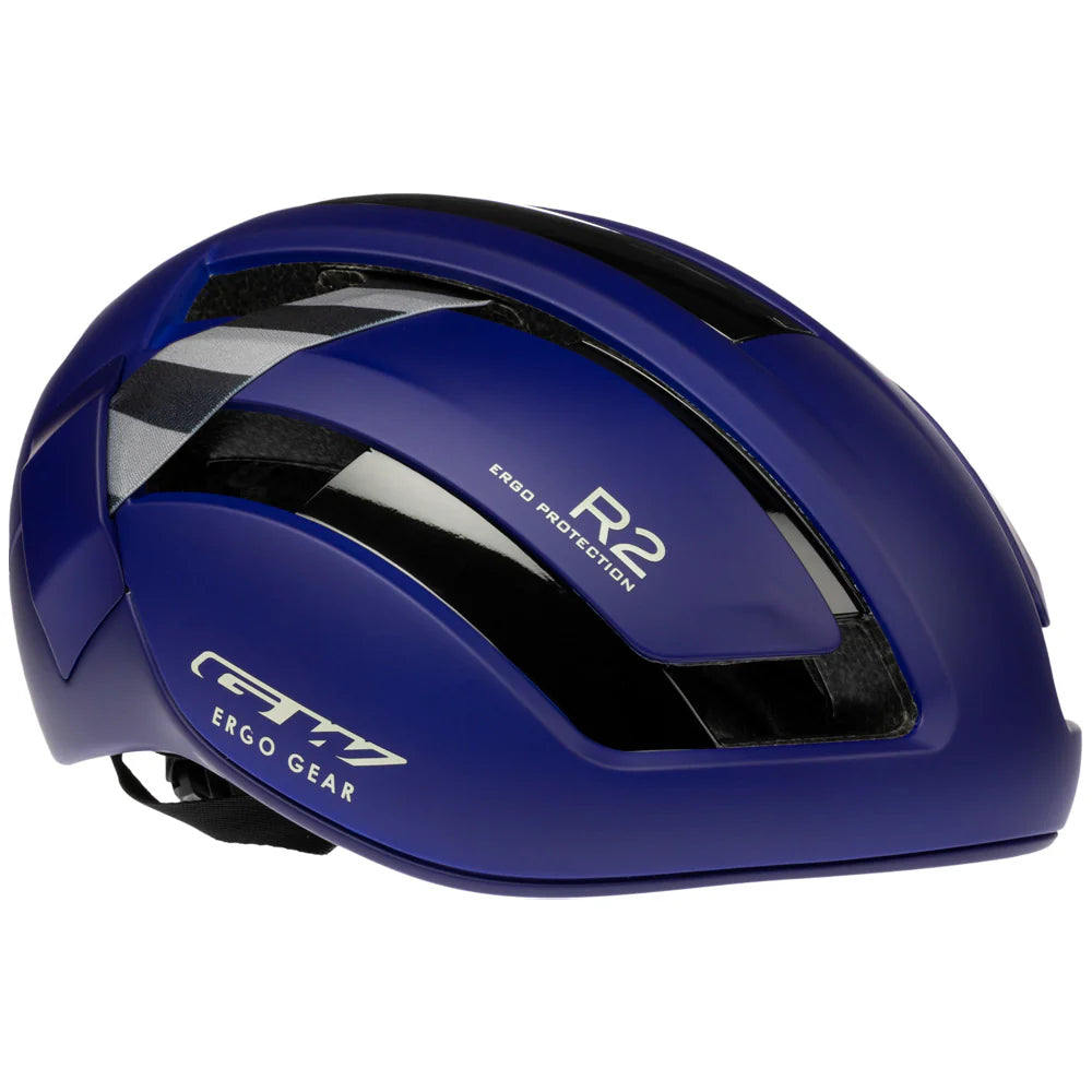 Casco R2 Ruta Azul Reflejo