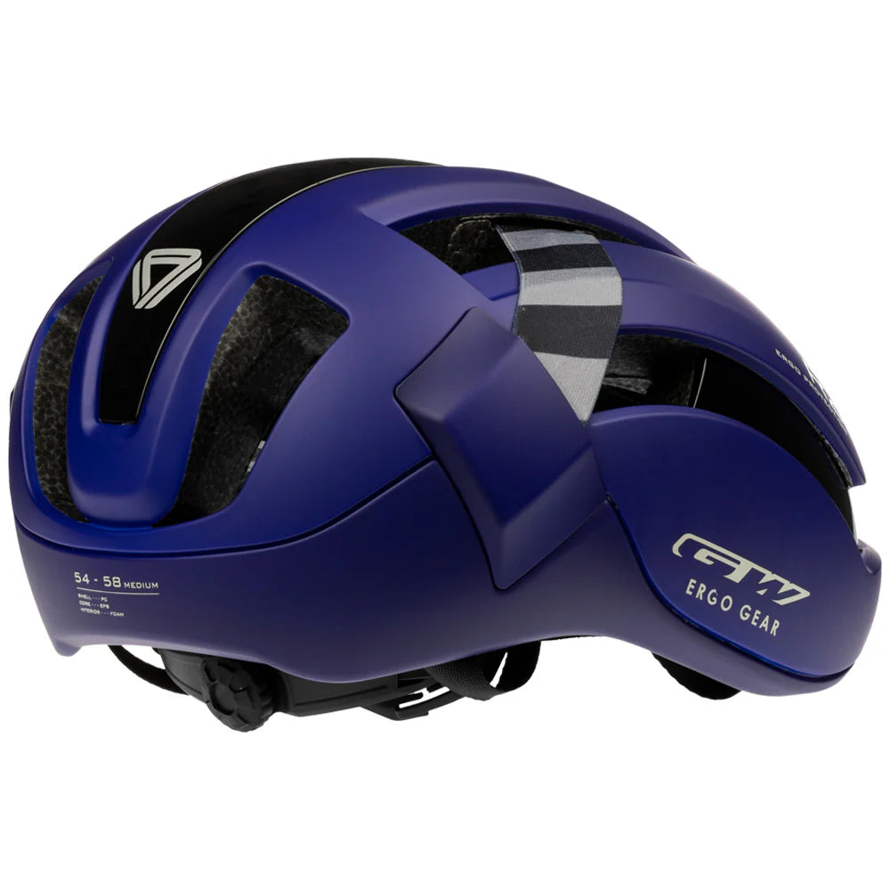 Casco R2 Ruta Azul Reflejo