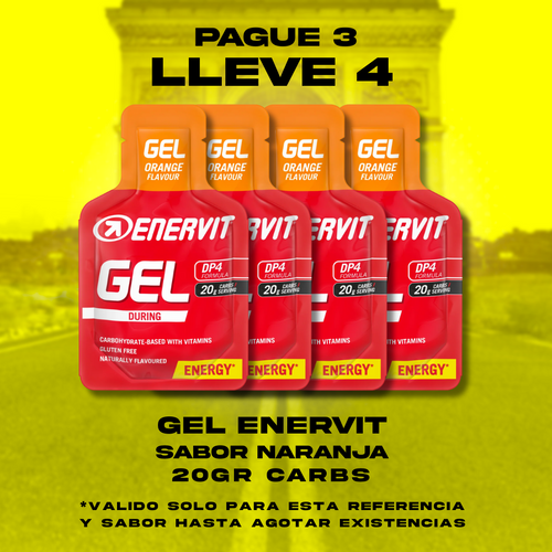 (PAQUETE 3X4) GEL ENERVIT NARANJA (25ml)