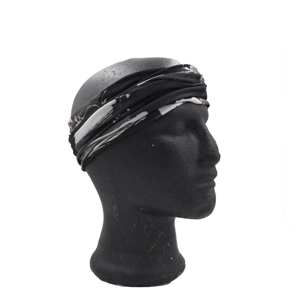 Cuello Protector Facial Multifuncional Buff Gw Color Blur Gris