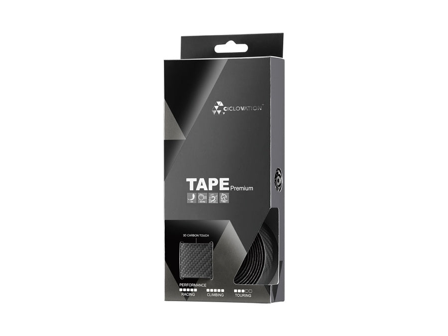 Cinta para Manillar Ciclovation Tape Premium Ruta Carretera 3D Carbon Touch