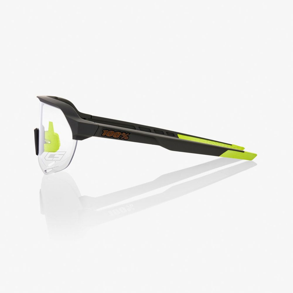 Gafas Ciclismo 100% Fotocromaticos S2 Soft Tact Cool Grey Lentes