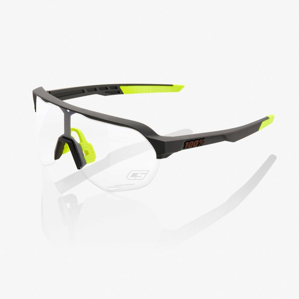 Gafas Ciclismo 100% Fotocromaticos S2 Soft Tact Cool Grey Lentes