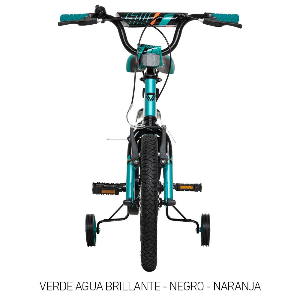 Bicicleta Infantil Gw Extreme Rin 16 Acero Ruedas Auxiliares 4 a 7 Años Esme