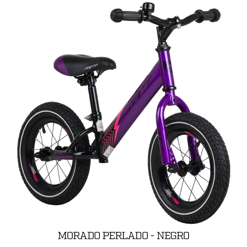 Bicicletas Gw Extreme Rin 12 Acero Impulso Sin Pedales Morado