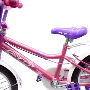 Bicicletas Gw Fairy Rin 16 Niña Acero Ruedas Auxiliares Rosada