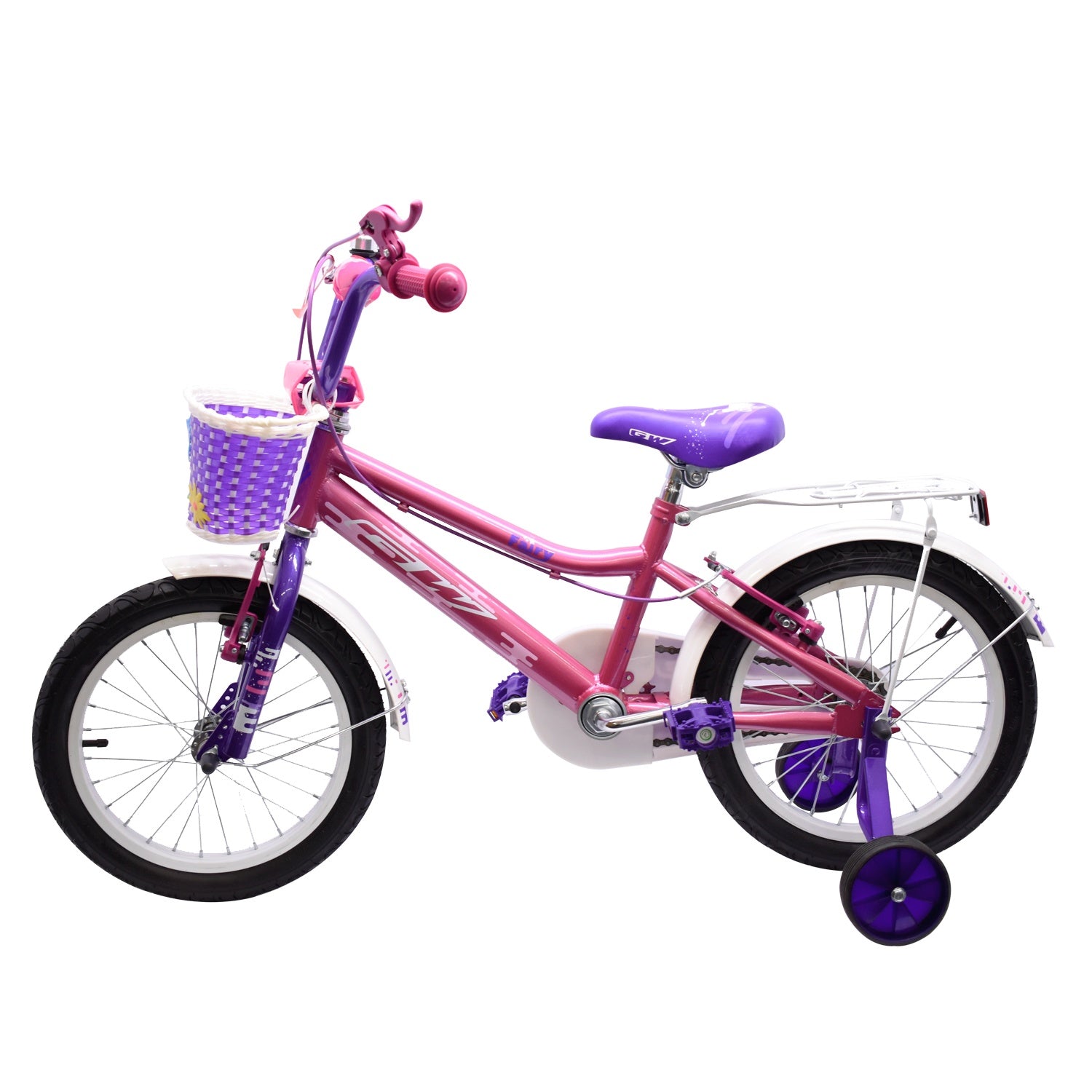 Bicicletas Gw Fairy Rin 16 Niña Acero Ruedas Auxiliares Rosada