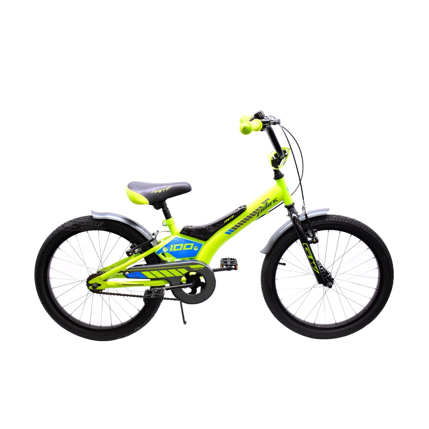 Bicicleta Infantil Gw Pilot Rin 20 Acero Niños 7 a 12 años Amarillo