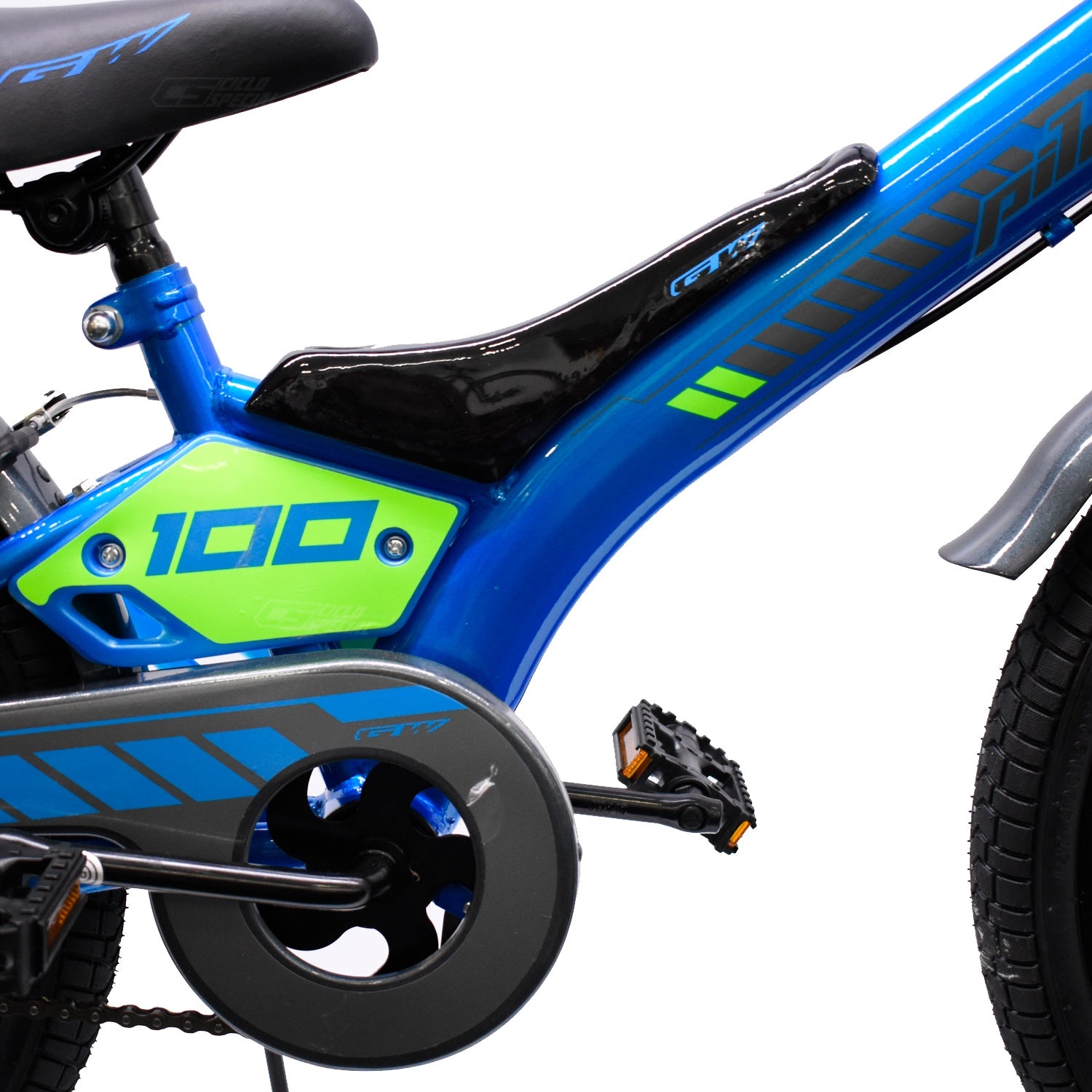 Bicicleta Infantil Gw Pilot Rin 20 Acero Niños 7 a 12 años Azul