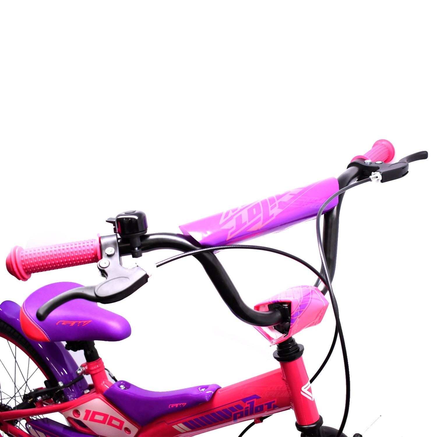 Bicicleta Infantil Gw Pilot Rin 20 Acero Niños 7 a 12 años Rosado Morado