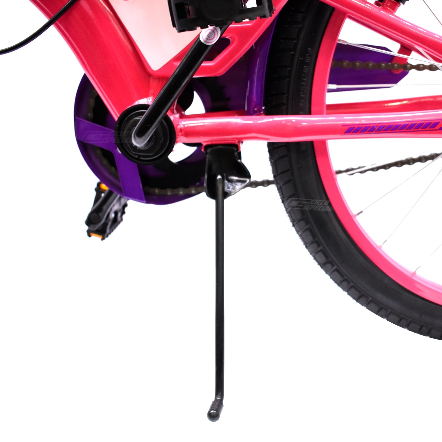 Bicicleta Infantil Gw Pilot Rin 20 Acero Niños 7 a 12 años Rosado Morado