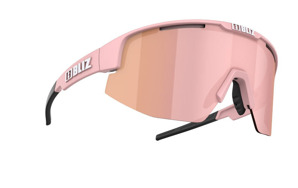 Gafas de Ciclismo Bliz Matrix Matt Power Pink/Marrón/Rosa