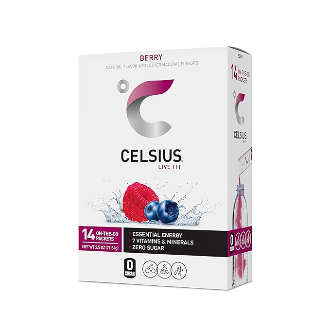ENERGIZANTE EN POLVO SABOR BERRY (200MG CAFEINA)