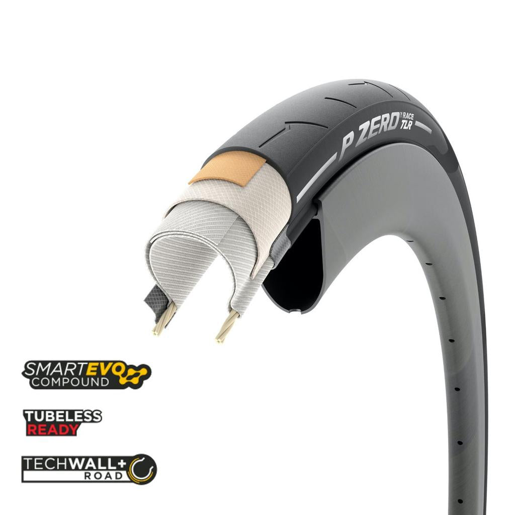 Llanta Ruta Pirelli 700×28 Zero Velo Race Tubeless Ciclismo Performance