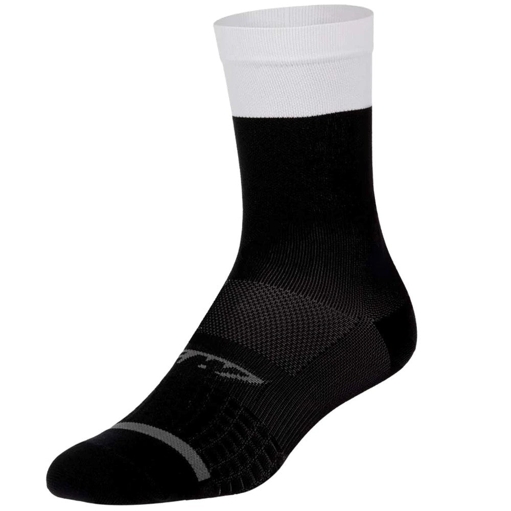 Medias Ciclismo GW Lithe Negro Blanco