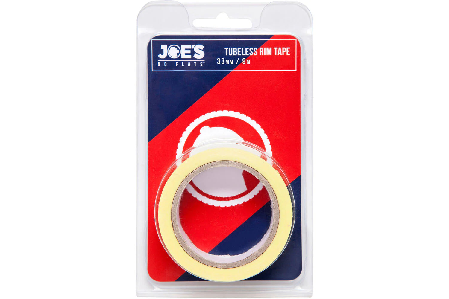 180133 JOES CINTA TUBELESS AMARILLA 9MTX33MM
