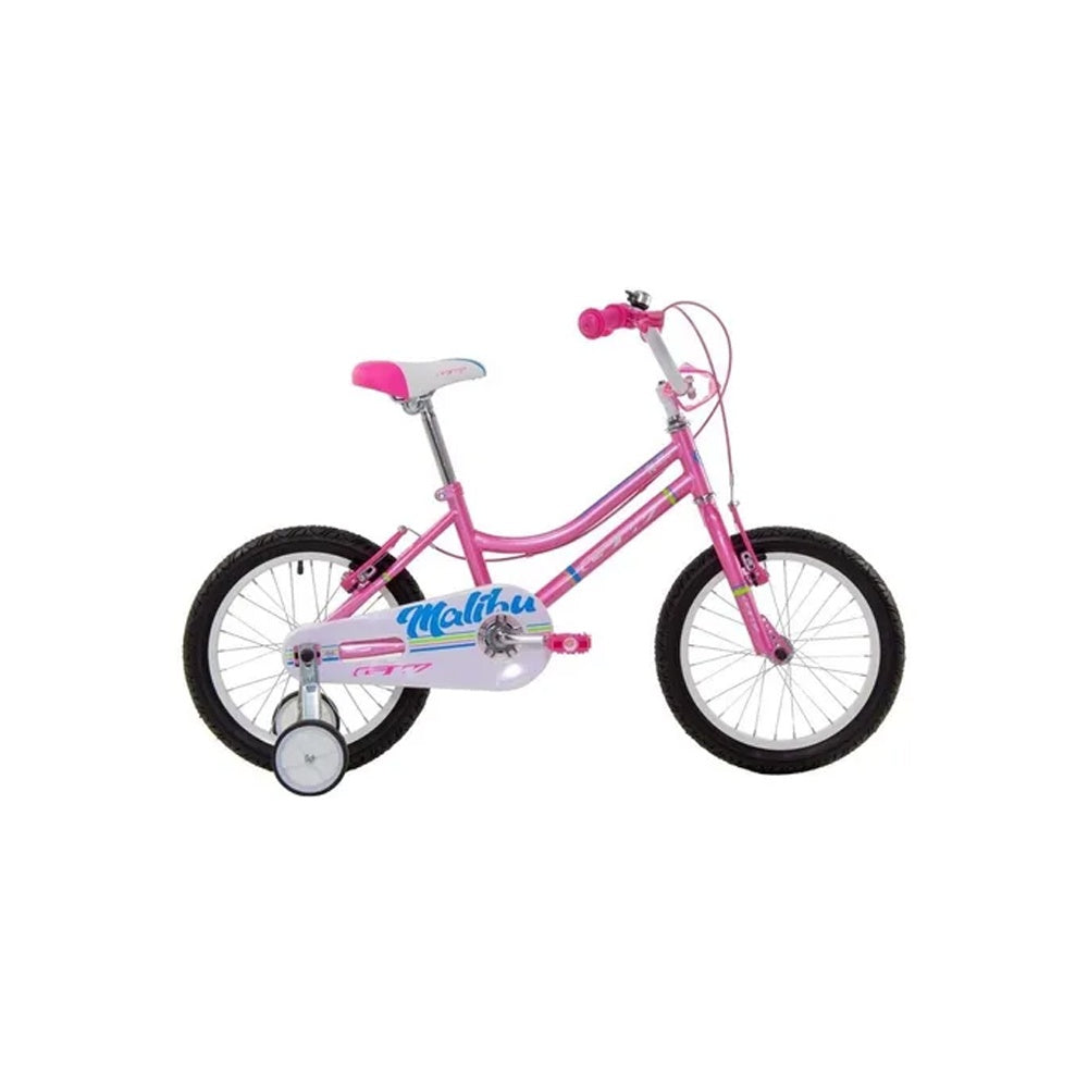 Bicicleta Gw Malibu Rin 12 Auxiliares Acero Niñas Rosado