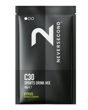 Bebida deportiva C30 Neversecond 32gr (Cítrico)
