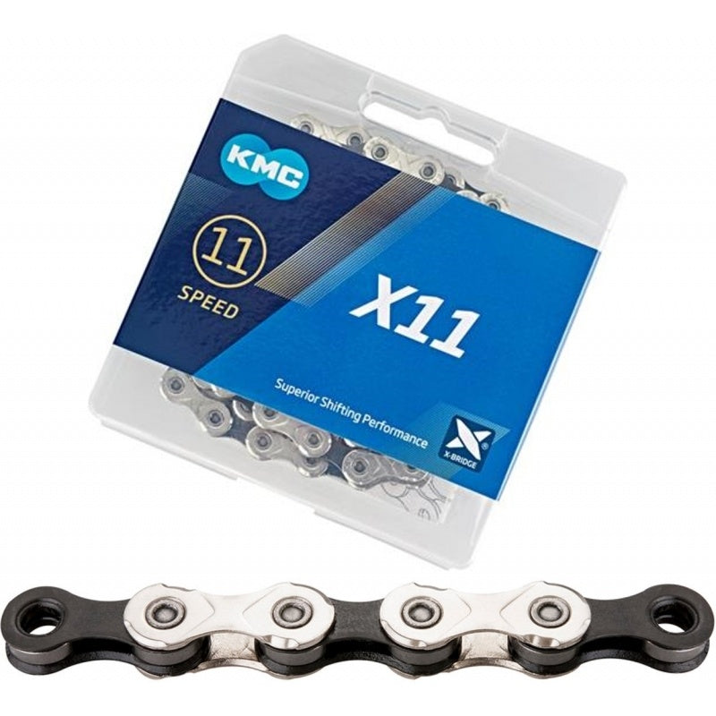 Cadenilla Kmc 11vel Plata Bicicleta Mtb Enduro 118 Links