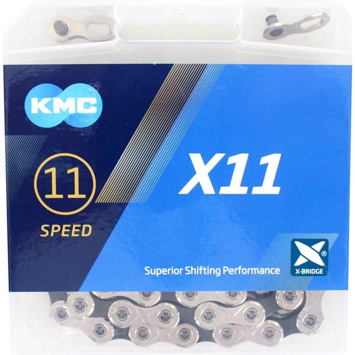 Cadenilla Kmc 11vel Plata Bicicleta Mtb Enduro 118 Links
