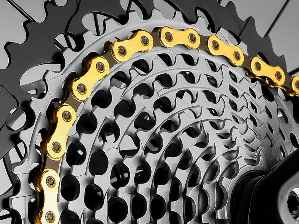 Cadenilla Kmc 11v Extra Light Oro Mtb Enduro Trail 118l
