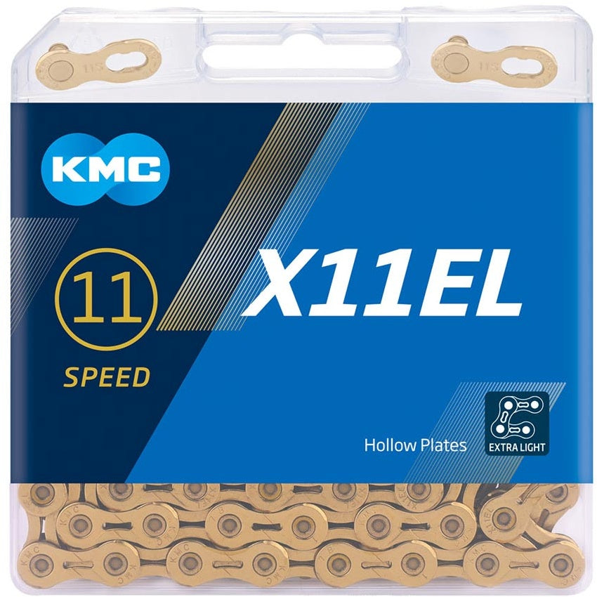 Cadenilla Kmc 11v Extra Light Oro Mtb Enduro Trail 118l
