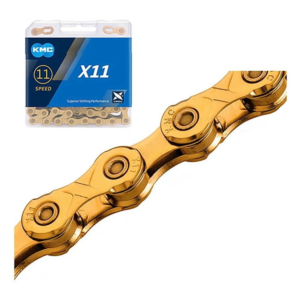 Cadenilla Kmc 11v Gold Bicicletas Mtb Trekking Enduro 118l